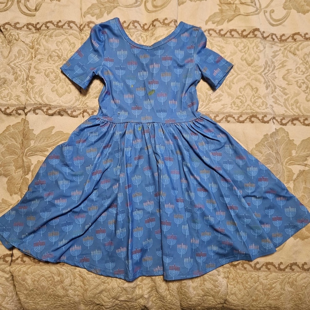 Girlhood Hanukkah Kids Twirl Dress
